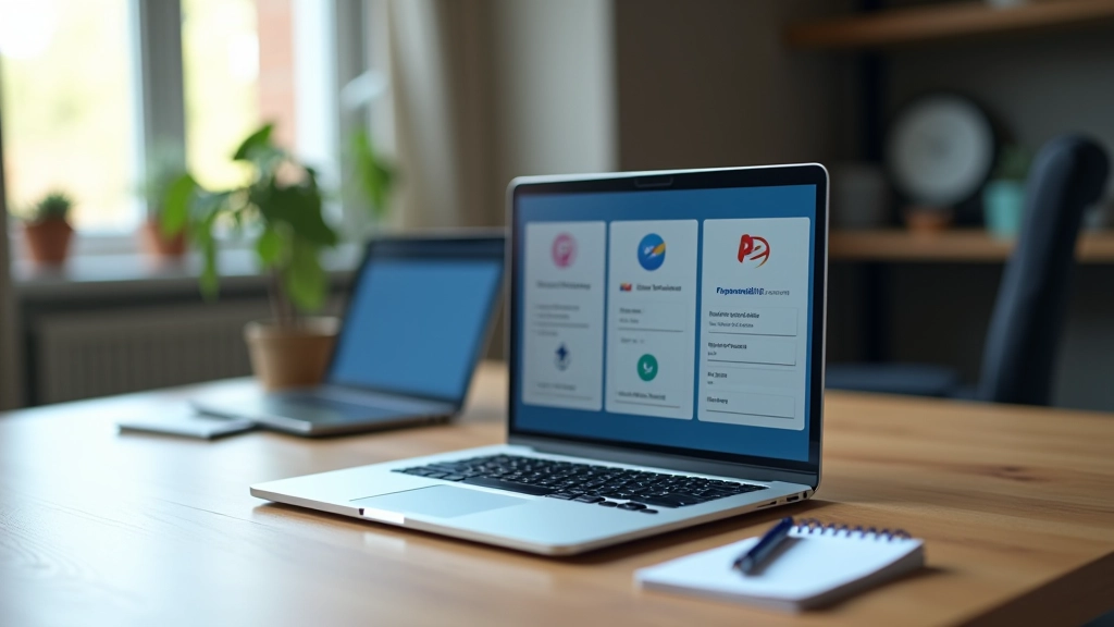 Écran d'ordinateur affichant plusieurs applications bancaires sur le bureau, comparaison côte à côte
