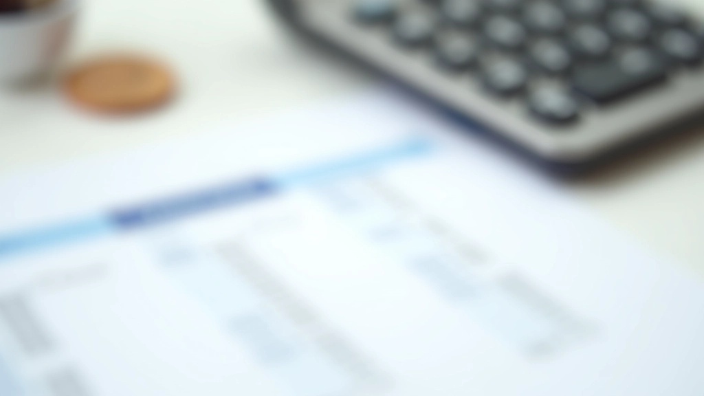 Feuille de calcul avec revenus mensuels, stylo et calculatrice sur bureau blanc bien organisé